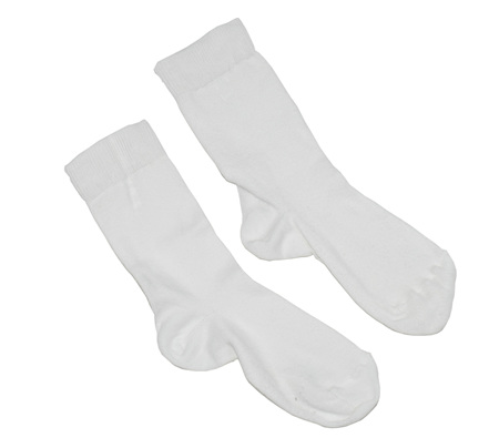 Girls White Socks