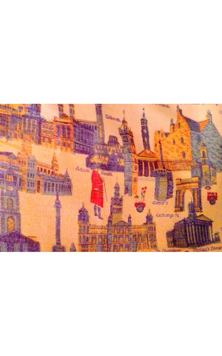 Glasgow Souvenir Tea Towel