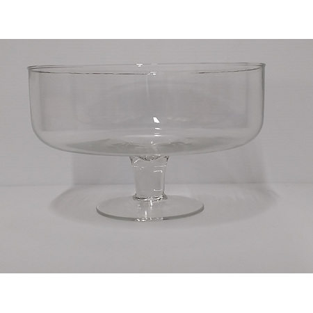 Glass Bowl Footed 0384