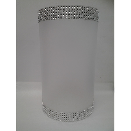 Glass candle cover G3314