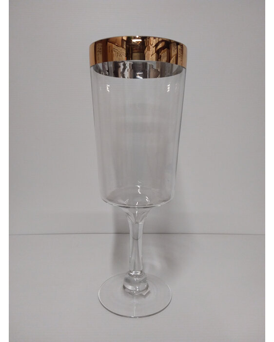#glass#lantern#vase#gold#rim