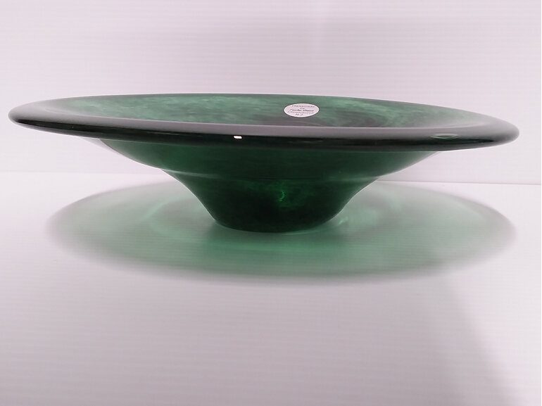 #glass#plate#bowl#fuchs#nzmade#emeraldgreen