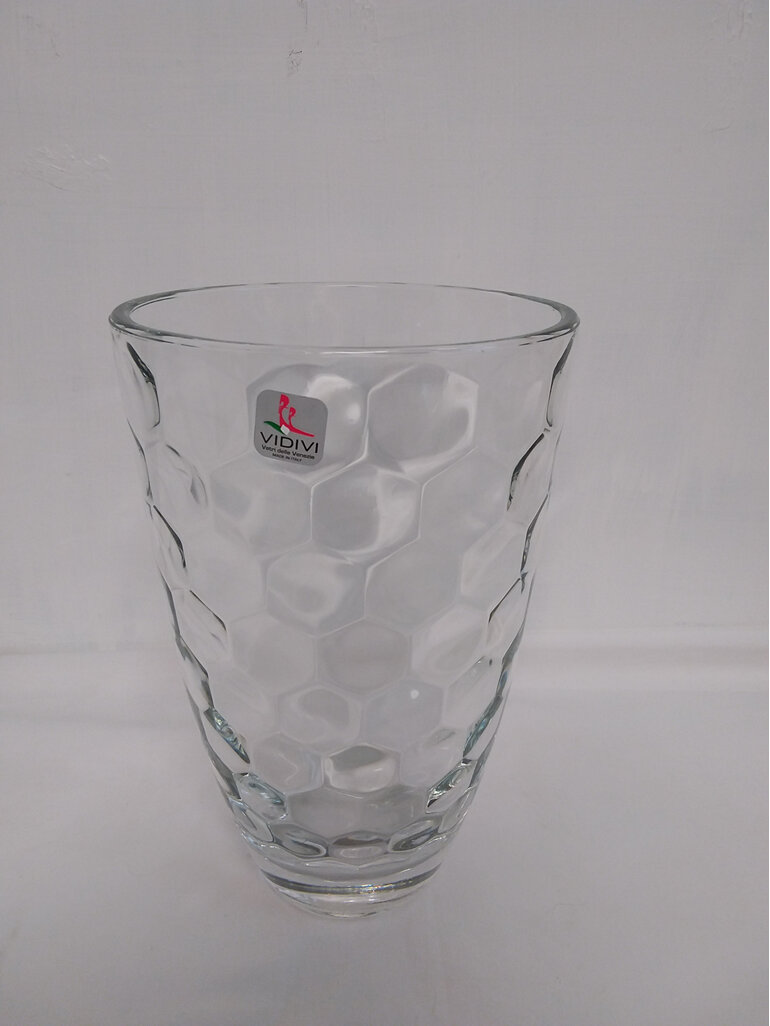 #glass#vase#clear#honeycomb#flowers