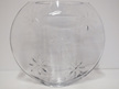 #glass#vase#clear#round#embosed