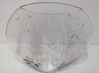 #glass#vase#clear#round#embossed