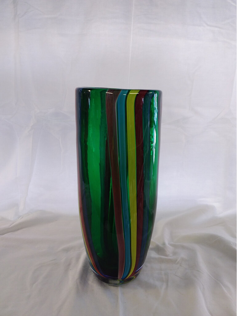 #glass#vase#multicolour#tall#heavy#vase