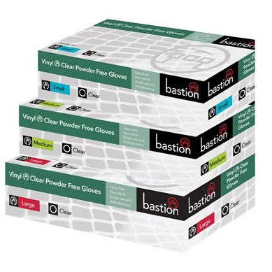 GLOVES POWDER+LATEX FREE SMALL 100 VALUE PACK BASTION
