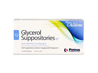 GLYCEROL 1.4G SUPP (CHILD) (PP) 12