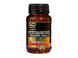 Go CO-Enzyme-Q10 Ubiquinol 100mg (30 Caps)
