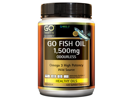 Go Fish Oil 1500MG Odourless 175 Caps