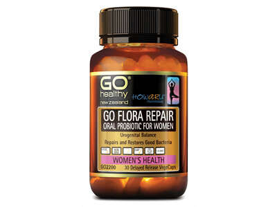 Go Flora Repair Oral Probiotic for Woman Urogential Balance - 30 Vege caps