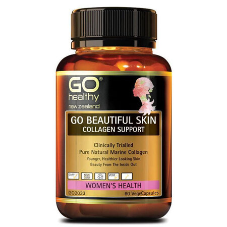 GO Healthy Beautiful Skin Collagen Support 60 Vege Capsules