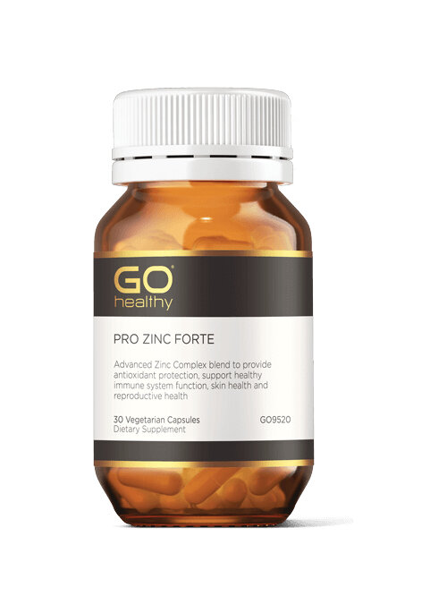 GO HEALTHY PRO Zinc Forte 30 Vegecaps