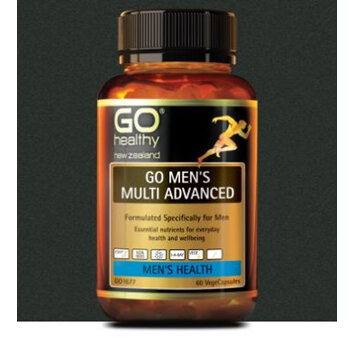 Go Men's Multi Advanced 60 Vcaps