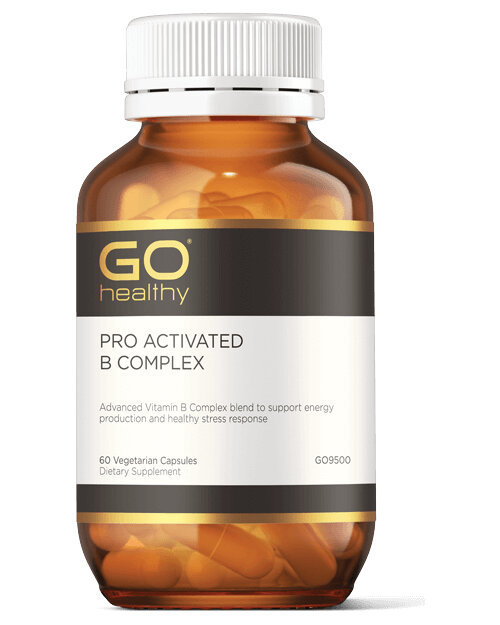 GO PRO Activated B Complex 60 vegecaps stress energy