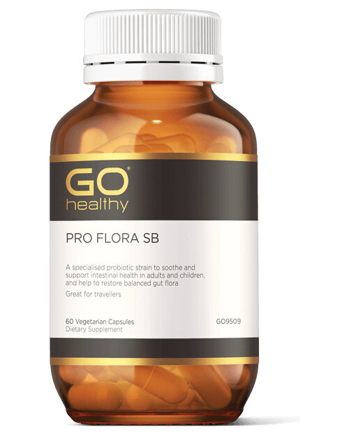 GO PRO Flora SB 60vcaps probiotic gut health