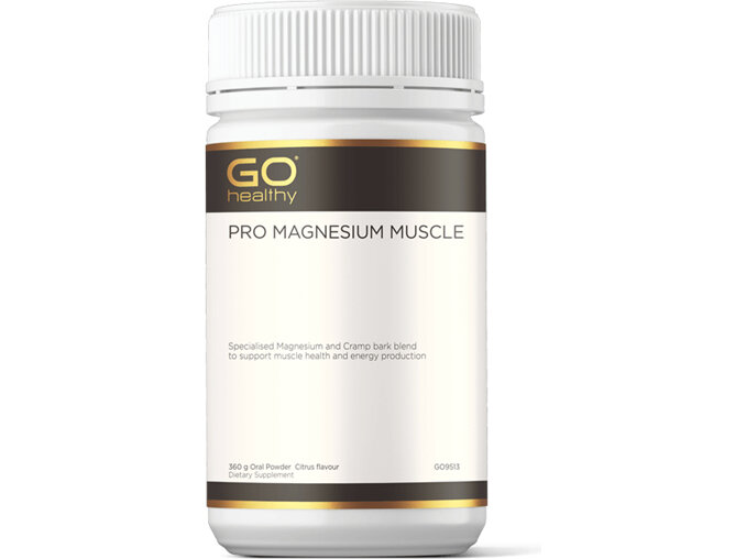 GO PRO Magnesium Muscle Powder 360g sport exercise