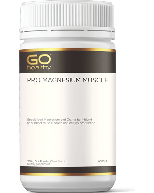 GO PRO Magnesium Muscle Powder 360g sport exercise