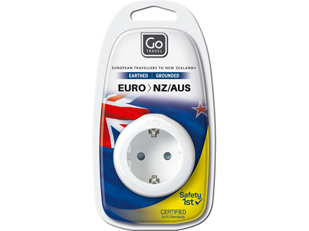 GO TRAVEL Adaptor Euro- AUS/NZ