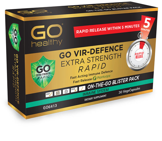 GO VIR-DEFENCE EXTRA STRENGTH RAPID 30 RAPID RELEASE VEGECAPS