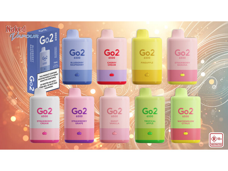Go2 6500 Puffs Disposable - 2024 -  Range @ Naked Vapour