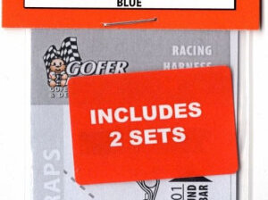 Gofer 1/24-1/25 Photo-Etch Racing Seatbelt Shoulder Harness (BLUE) (GOF20017)