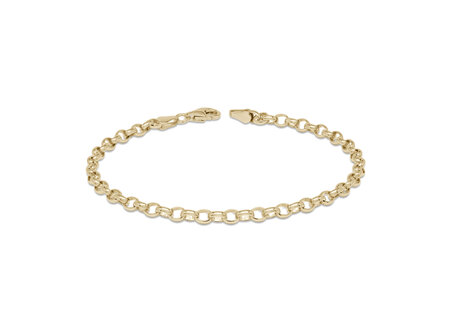 Gold Belcher Chain Bracelet