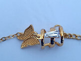 Gold Butterfly Non Pierced (Faked Earring) Cuff Earring 1PC