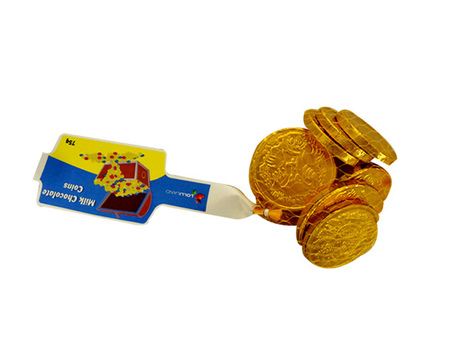 Gold coins - milk chocolate 75 gram bag