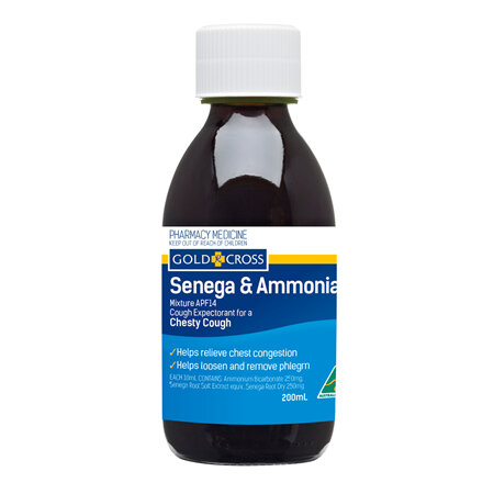 Gold Cross Senega & Ammonia Original Flavour 200mL