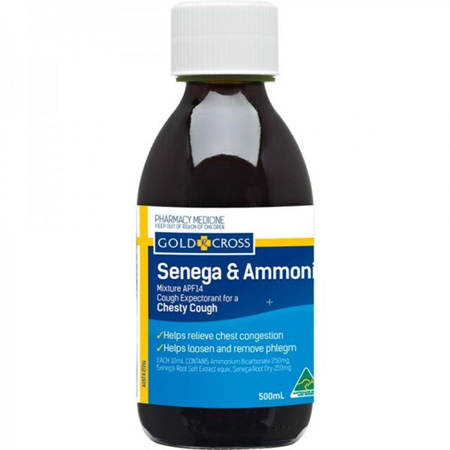 Gold Cross Senega & Ammonia Original Flavour 500mL