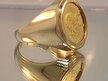 Gold Kiwi Coin Ring