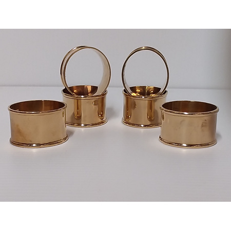 Gold Serviette Rings 0290