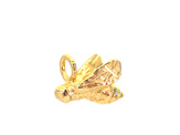 golden bee solid 9ct 9 carat gold bees earrings honey manuka nz garden