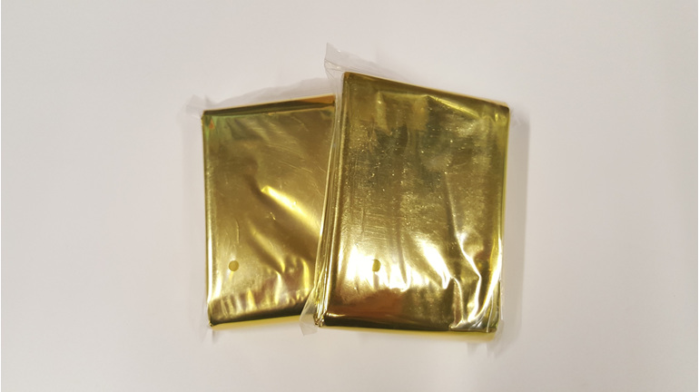 Gold/Silver Thermal Blanket (2Pk)