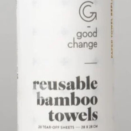 Good Change Reusable Bamboo Towels - Roll