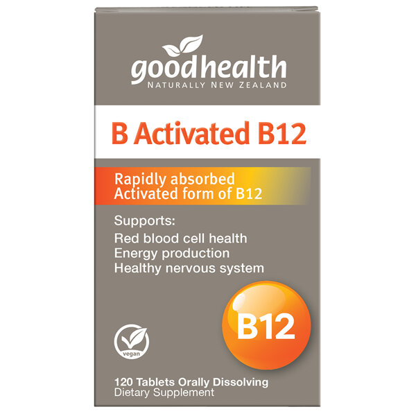 Good Health - B Activated B12 - 120 Tablets