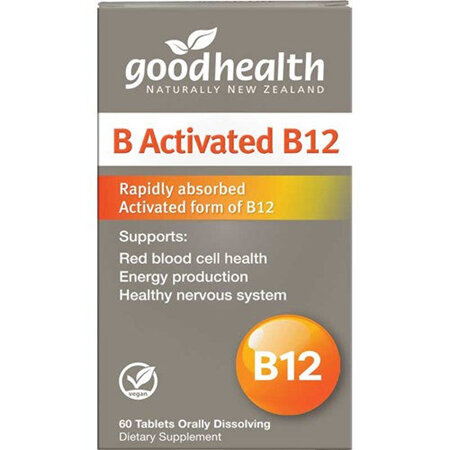 GOOD HEALTH B ACTIVATED B12 60 CAPS