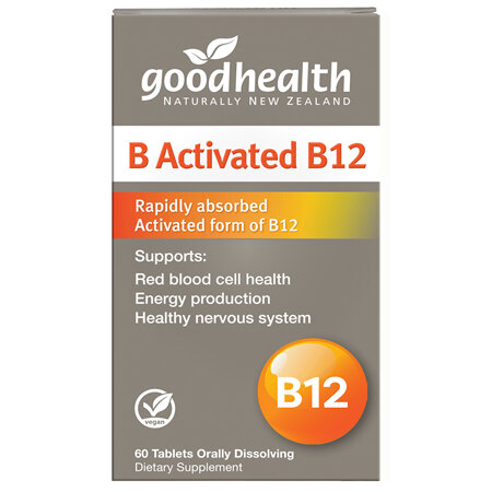 Good Health - B Activated B12 - 60 Tablets