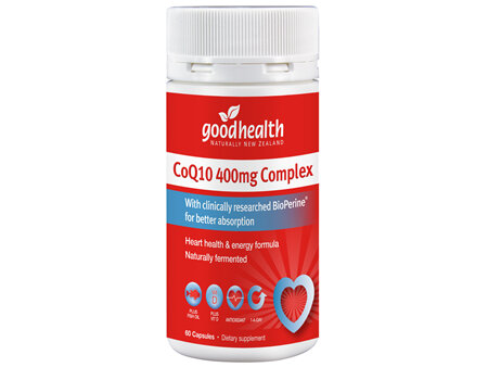 Good Health - CoQ10 400mg Complex - 60 Capsules