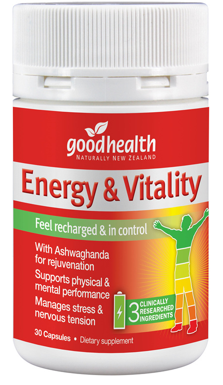 Good Health - Energy & Vitality - 30 Capsules