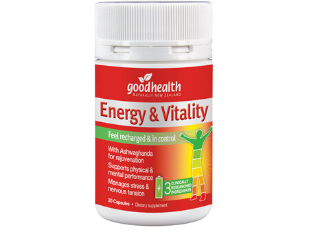 Good Health - Energy & Vitality - 30 Capsules