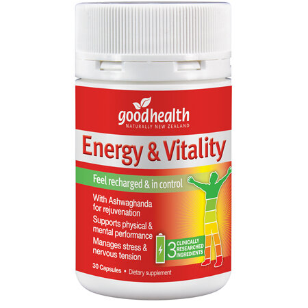 Good Health - Energy & Vitality - 30 Capsules