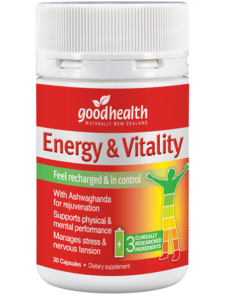 Good Health - Energy & Vitality - 60 Capsules