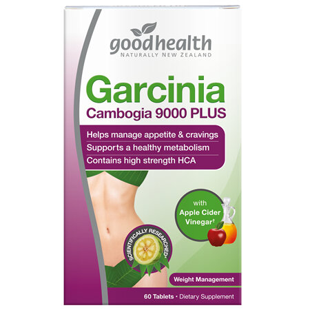 Good Health - Garcinia Cambogia 9000 with Apple Cider Vinegar - 60 Tablets