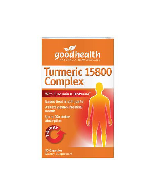 Good Health Nz Turmeric 15800 Complex - 30 Caps