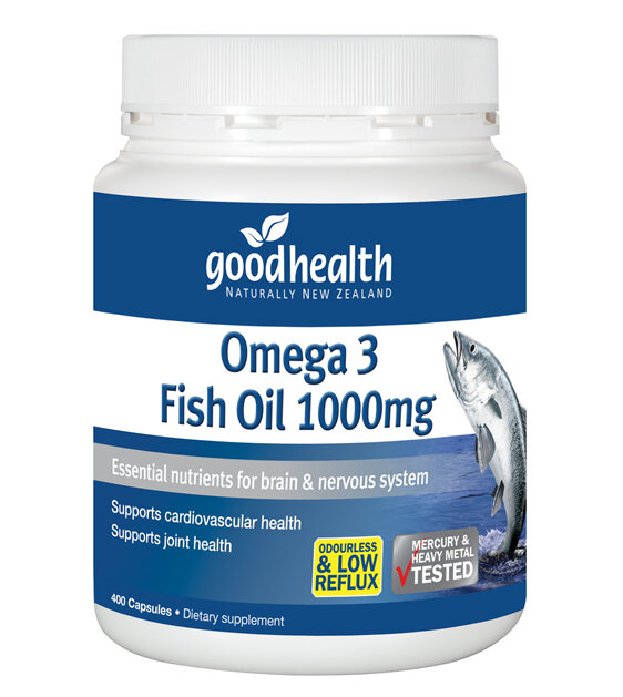 Good Health - Omega 3 Fish Oil - 400 Capsules