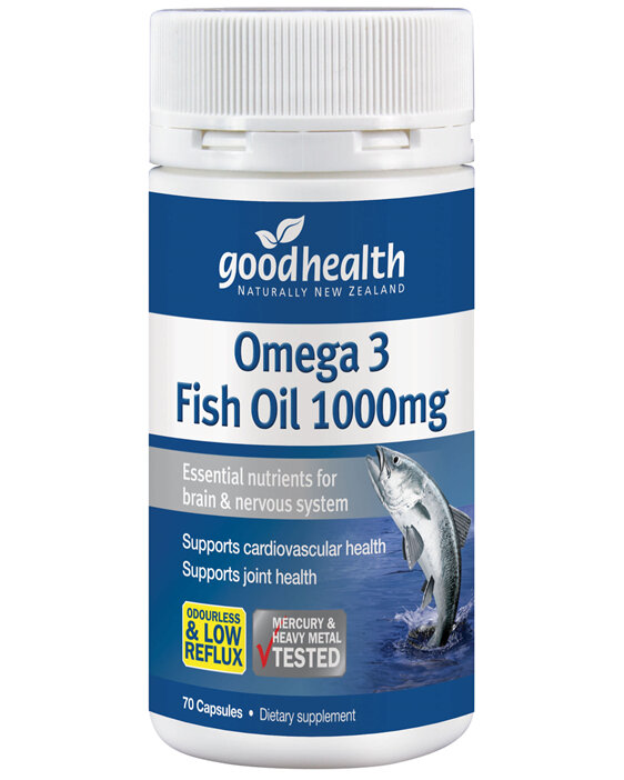 Good Health - Omega 3 Fish Oil - 70 Capsules