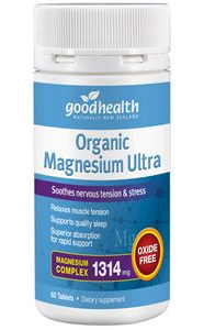 Good health  Organic Magnesium Ultra 60 Tablets