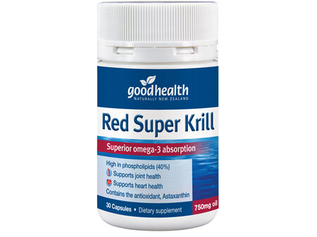 Good Health - Red Super Krill 750mg - 30 Capsules